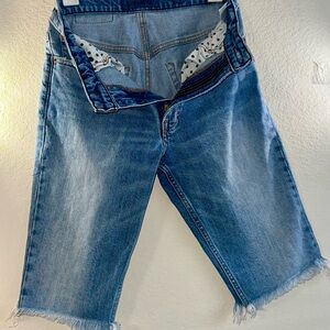 Women's Blue Denim Shorts